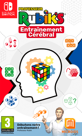 Pochette Professeur Rubik's Entraînement Cérébral version Switch