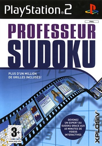 Pochette Professeur Sudoku version PlayStation 2