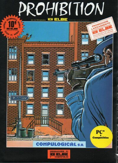 Pochette Prohibition version PC MS-DOS