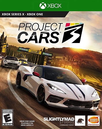 Pochette Project CARS 3 version Xbox One