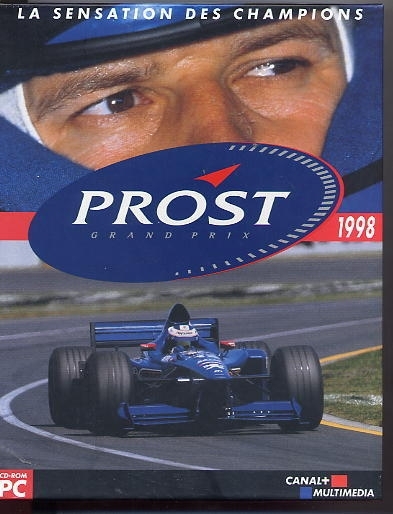 Pochette Prost Grand Prix 1998 version PC Windows