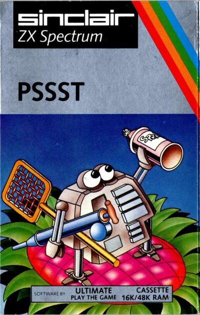 Pochette Pssst version ZX Spectrum