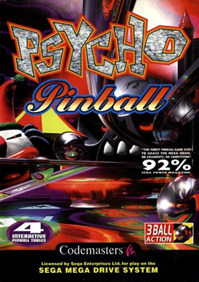 Pochette Psycho Pinball version Megadrive
