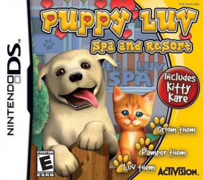 Pochette Puppy Luv : Spa and Resort version DS