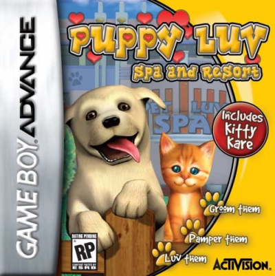 Pochette Puppy Luv : Spa and Resort version GameBoy Advance