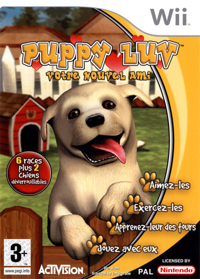 Pochette Puppy Luv : Votre nouvel ami version Wii