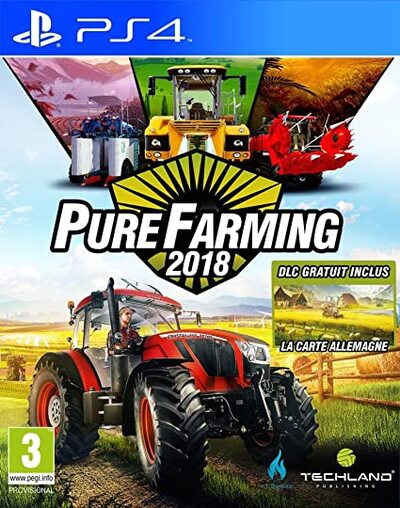 Pochette Pure Farming 2018 version PlayStation 4