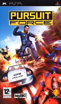 Pochette Pursuit Force version PSP