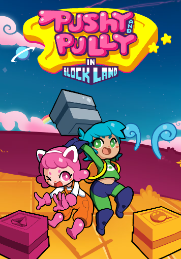 Pochette Pushy and Pully in Blockland version PlayStation 4