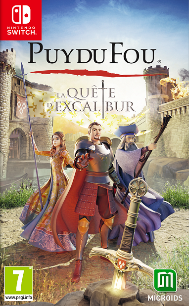 Pochette Puy du Fou - La quête d'Excalibur version Switch