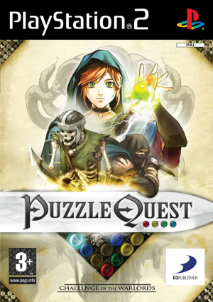 Pochette Puzzle Quest : Challenge of the Warlords version PlayStation 2