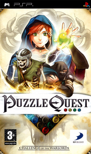 Pochette Puzzle Quest : Challenge of the Warlords version PSP