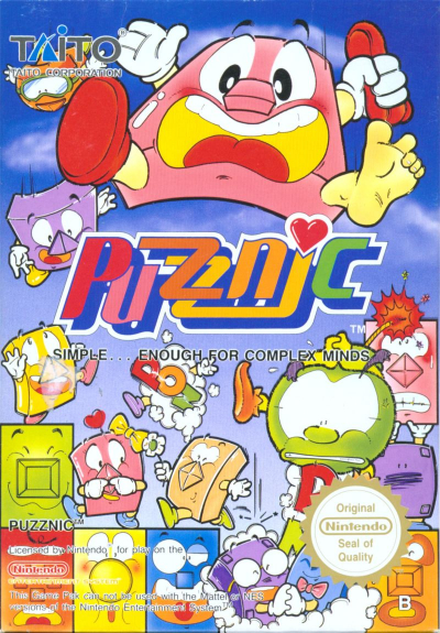 Pochette Puzznic version NES