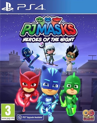 Pochette Pyjamasques : Héros de la nuit version PlayStation 4