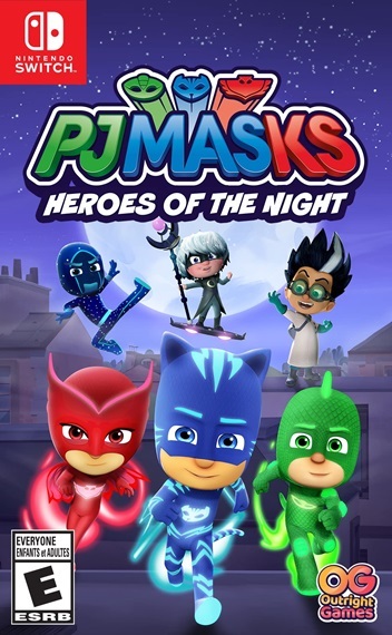 Pochette Pyjamasques : Héros de la nuit version Switch