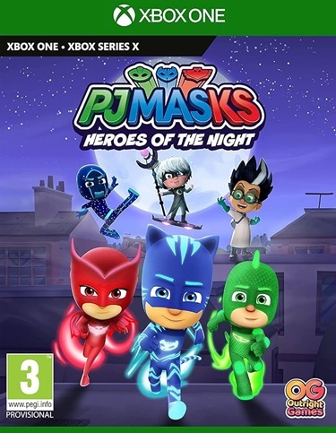 Pochette Pyjamasques : Héros de la nuit version Xbox One