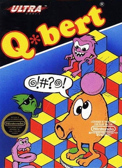 Pochette Q*bert version NES