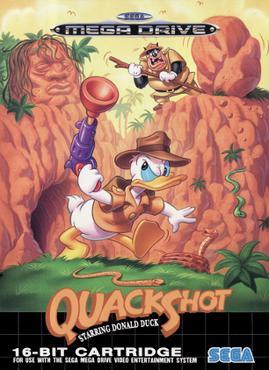 Pochette QuackShot starring Donald Duck version Megadrive