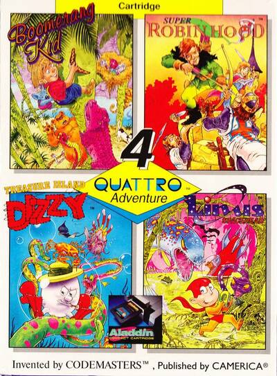 Pochette Quattro Arcade version NES