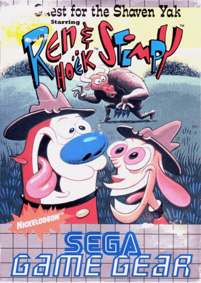 Pochette Quest for the Shaven Yak starring Ren & Stimpy version GameGear