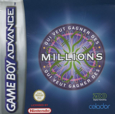 Pochette Qui veut gagner des millions ? version GameBoy Advance
