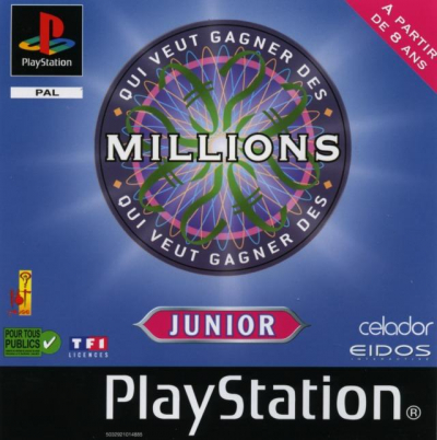 Pochette Qui veut gagner des millions ? Junior version PlayStation