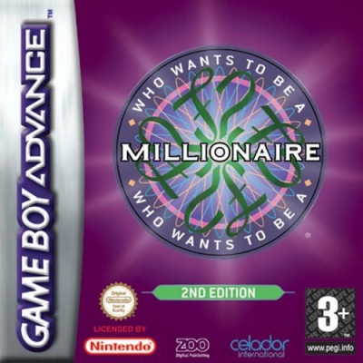 Pochette Qui veut gagner des millions ? Seconde Edition version GameBoy Advance