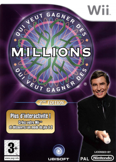 Pochette Qui veut gagner des millions ? Seconde Edition version Wii