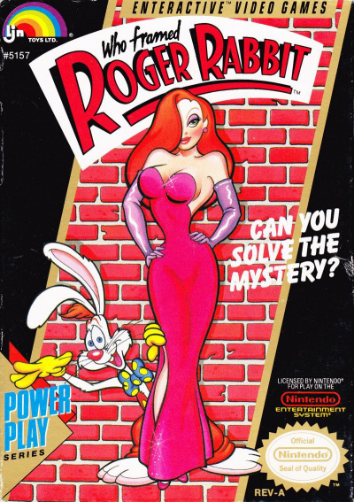 Pochette Qui veut la peau de Roger Rabbit ? version NES