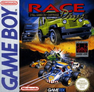 Pochette Race Days version GameBoy/Color