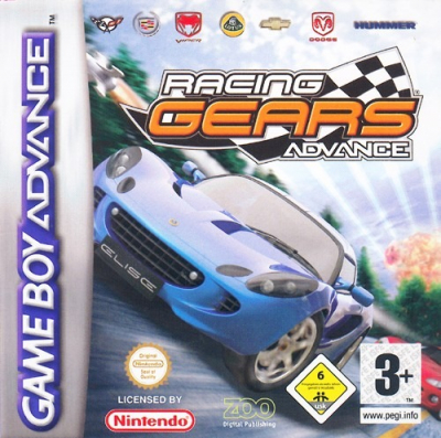 Pochette Racing Gears Advance version GameBoy Advance