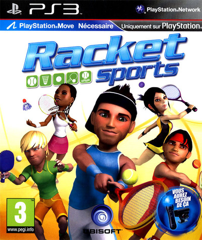 Pochette Racket Sports version PlayStation 3