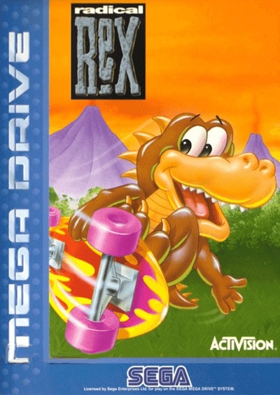 Pochette Radical Rex version Megadrive