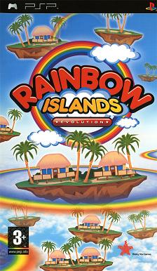 Pochette Rainbow Islands Evolution version PSP