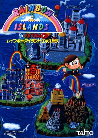 Pochette Rainbow Islands : Story of the Bubble Bobble 2 version Megadrive