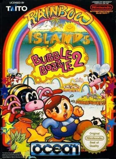 Pochette Rainbow Islands : Story of the Bubble Bobble 2 version NES
