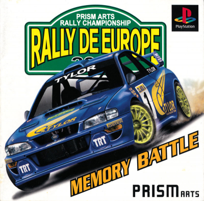 Pochette Rally De Europe version PlayStation