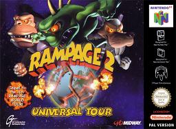 Pochette Rampage 2 : Universal Tour version Nintendo 64