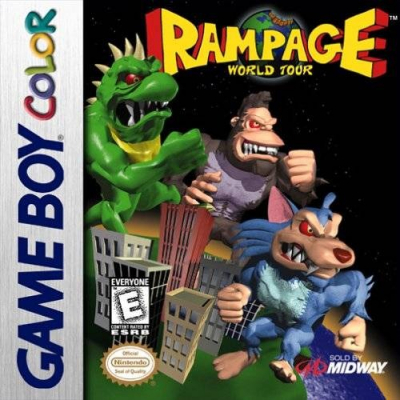 Pochette Rampage : World Tour version GameBoy/Color
