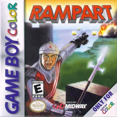 Pochette Rampart version GameBoy/Color