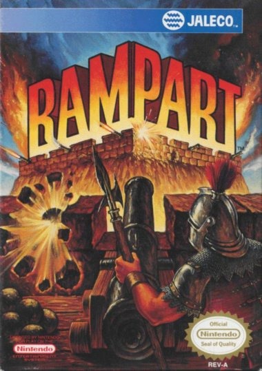Pochette Rampart version NES