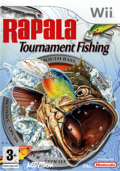 Pochette Rapala Tournament Fishing ! version Wii