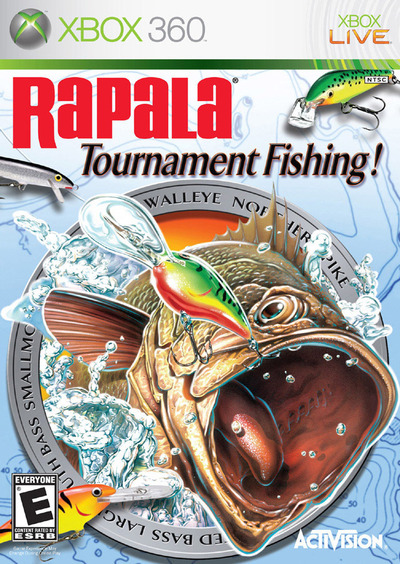 Pochette Rapala Tournament Fishing ! version Xbox 360