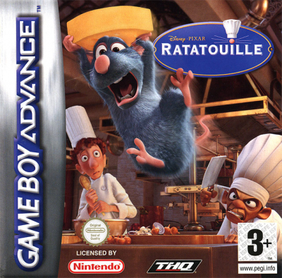 Pochette Ratatouille version GameBoy Advance