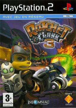 Pochette Ratchet & Clank 3 version PlayStation 2