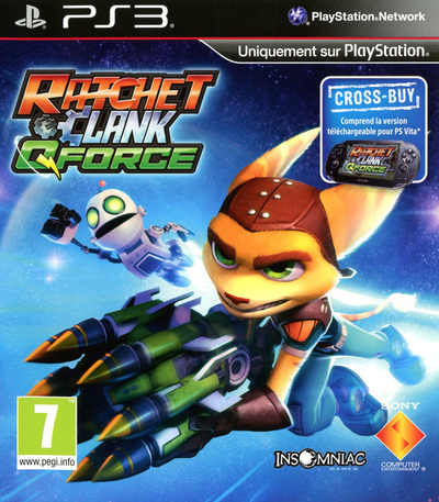 Pochette Ratchet & Clank : QForce version PlayStation 3