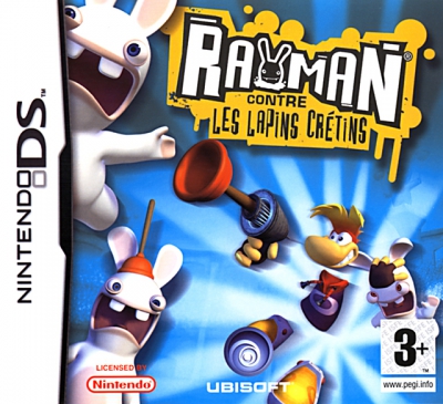 Pochette Rayman contre les lapins crétins version DS