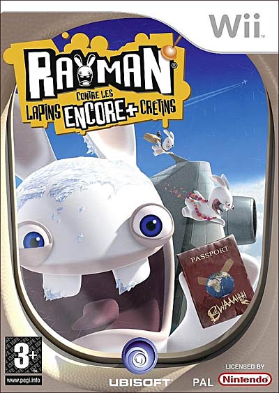 Pochette Rayman contre les lapins ENCORE plus crétins version Wii