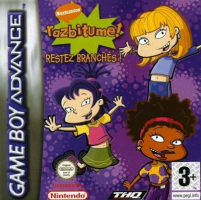 Pochette Razbitume ! Restez branchés ! version GameBoy Advance