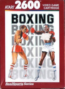 Pochette RealSports Boxing version Atari 2600